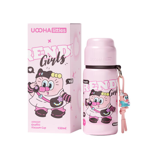 UOOHAlittles  涂鸦保温杯430ml UBW15 商品图5