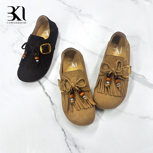 BAKERLOO复古流苏博肯女鞋JY191 商品图0