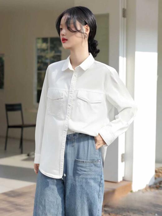 冰点价！仅限11.11！退货勿拍【秋新品】古泥7077 100%棉精致走线品质衬衫-喜出 商品图1