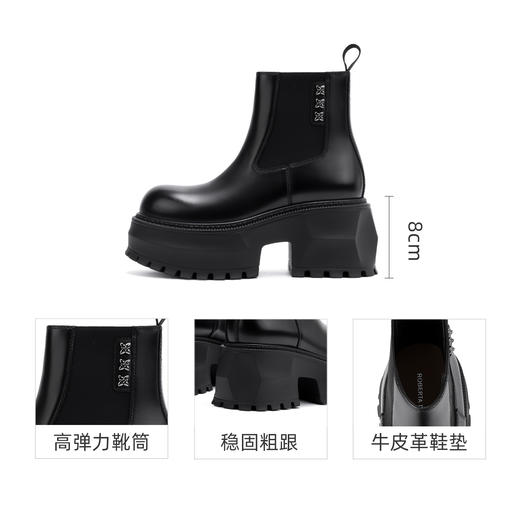 【云粉节】【9折】BF楼诺贝达25年时尚冬靴RA2555512吊牌价2880 商品图4