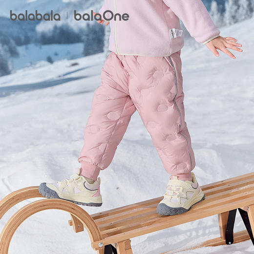 巴拉巴拉balaOne宝宝羽绒裤厚款保暖裤子男童女童装2025新款冬装 商品图1