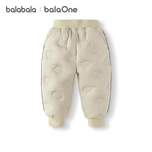 巴拉巴拉balaOne宝宝羽绒裤厚款保暖裤子男童女童装2025新款冬装 商品图4