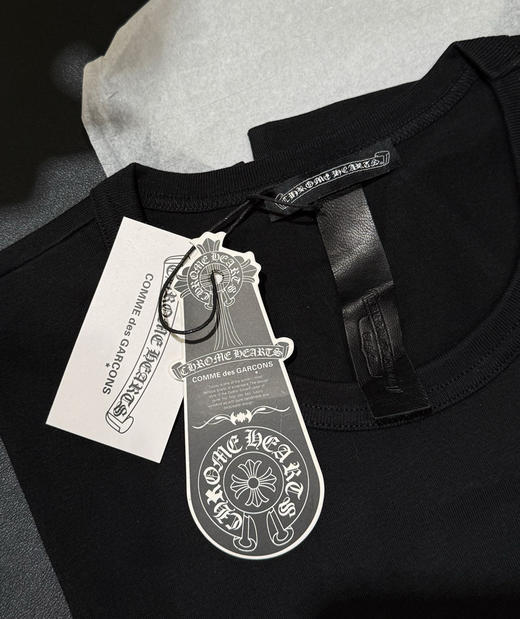 克罗心哥特梵文纯棉长袖T恤衫091302 商品图0