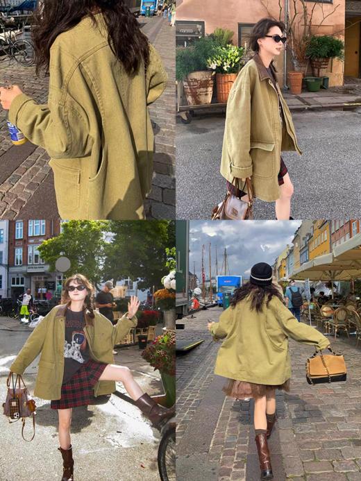 浮生八记/25C108/复古巴恩风工装短外套 商品图1