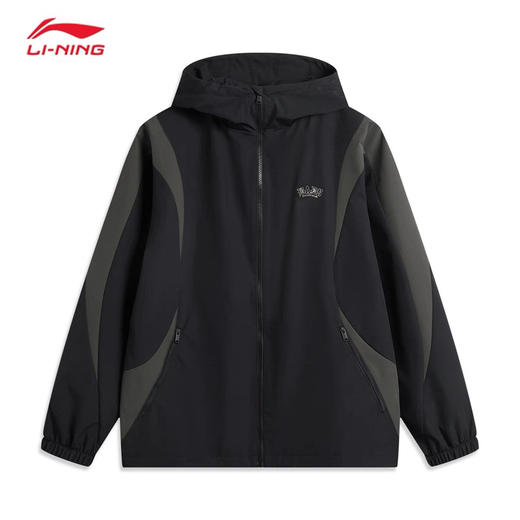 MJ｜李宁运动风衣男款25春夏新款反伍BADFIVE潮流宽松梭织连帽外套 商品图0