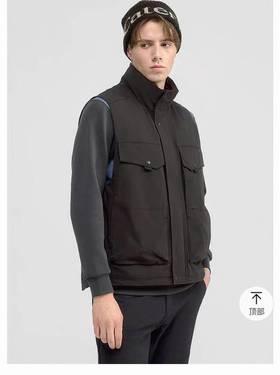 【云粉节】【95折】6楼卡特CAT秋冬款单马甲黑色CO3VEW31061C09，吊牌价728，现价692