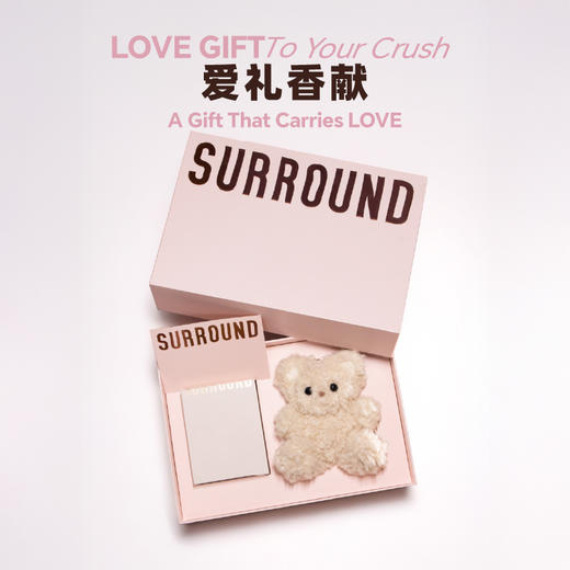 SURROUND心动香伴礼盒香薰玩偶挂件香水礼盒送女友 商品图3