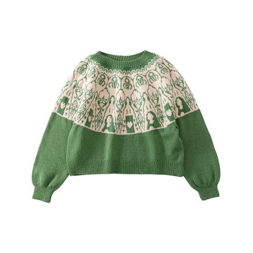 苏苏姐家蒙娜丽莎育克毛衣手工diy编织套头毛线团棒针自制材料包 商品图4