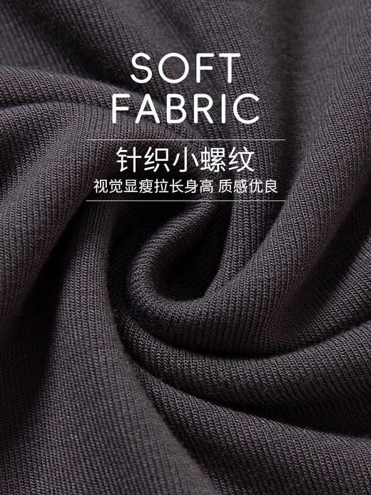 智小姐设计感假两件长袖T恤 商品图2