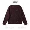 72556SDSA男士秋冬新款痞帅男装潮牌不规则斜拉链针织衫百搭开衫毛衣 商品缩略图5