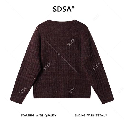 72556SDSA男士秋冬新款痞帅男装潮牌不规则斜拉链针织衫百搭开衫毛衣 商品图5