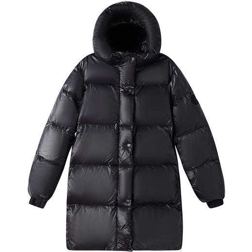 笛莎Deesha 童装女童羽绒服2025冬新款女童黑金蓄热温暖中长款羽绒服 商品图4