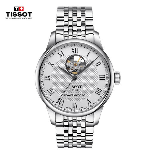 天梭(TISSOT)力洛克系列钢带机械男表T006.407.11.033.02 商品图5