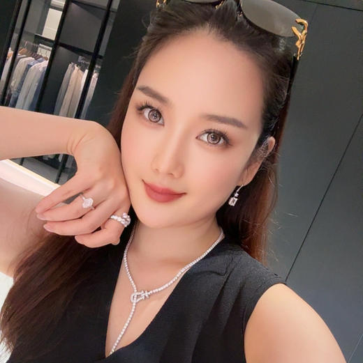 GAONAS  远航者时尚奢华白色设计y项链11602XW 商品图4