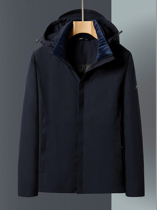 爆款挺括有型 男士经典休闲90白鸭绒四层锁绒不跑绒羽绒服BS22667-W 商品图3