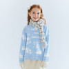 笛莎Deesha 童装女童毛衣2025冬新款女童提花圆领毛衣 商品缩略图1