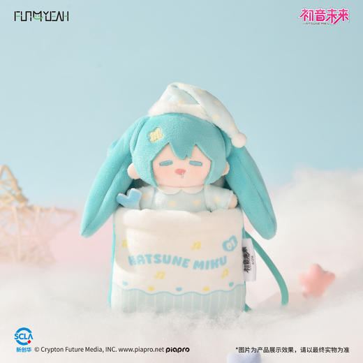 FUN4YEAH 初音未来 甜梦系列睡眠毛绒卡套盲盒 商品图9