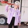 迪士尼女童外套2025新款春季洋气时髦儿童棒球服春秋小女孩春装潮 商品缩略图2