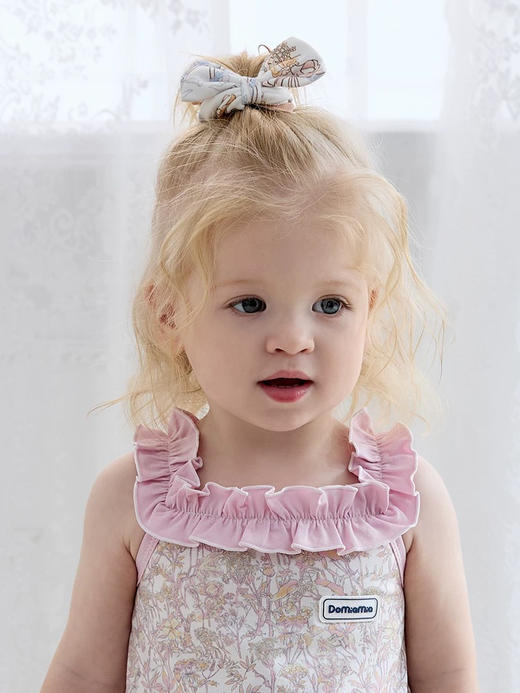 Domiamia 女宝宝蝴蝶结发卡 满月百天周岁可爱发饰 商品图0