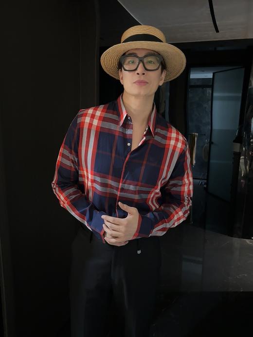 巴家经典格子刺绣限量款 商品图2