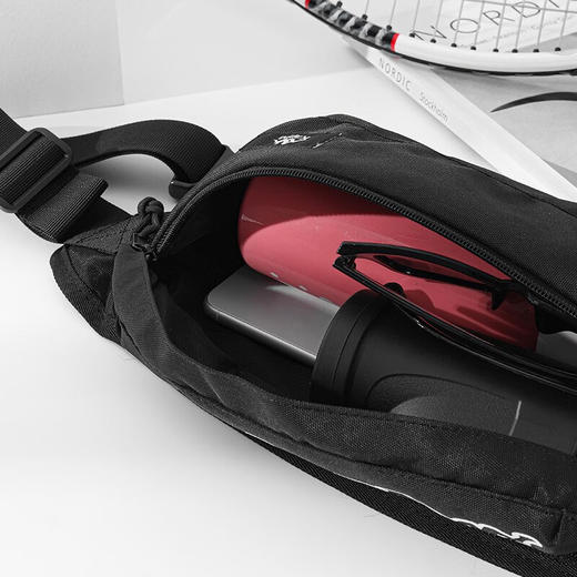 KAPPA运动时尚腰包 黑色/灰色 腰包 商品图4