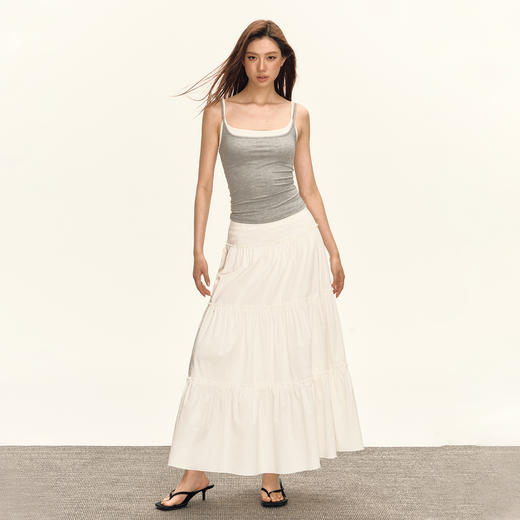 Ariseism 美式复古撞色吊带背心女2025夏季新款外穿内搭紧身上衣 商品图4