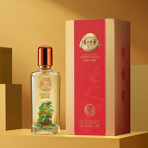 2瓶泸州老窖清溪谷精品42度/52度浓香型白酒，高端文创酒，固态法纯粮酿造的优级白酒 商品图1