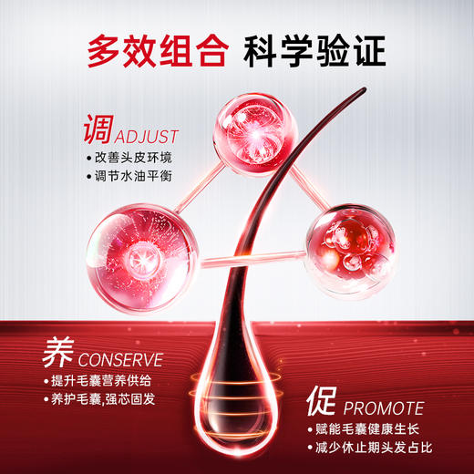 【商场热卖 持证护发】胖东来/屈臣氏同款 | Cabelo卡蓓诺加强型育发洗发水/洗发露 男女防掉发防脱 350ml/瓶赠补充装340ml 商品图2