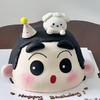 【蜡笔小新创意定制蛋糕】 商品缩略图0