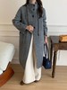 【YW】无忧购 长款毛呢大衣女高级感慵懒风洋气优雅减龄毛呢外套2503（截单后3-5天发货） 商品缩略图4