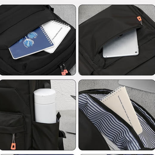 凯亚仕极丽好物系列商务双肩包KYS-B8916 黑色 商品图1