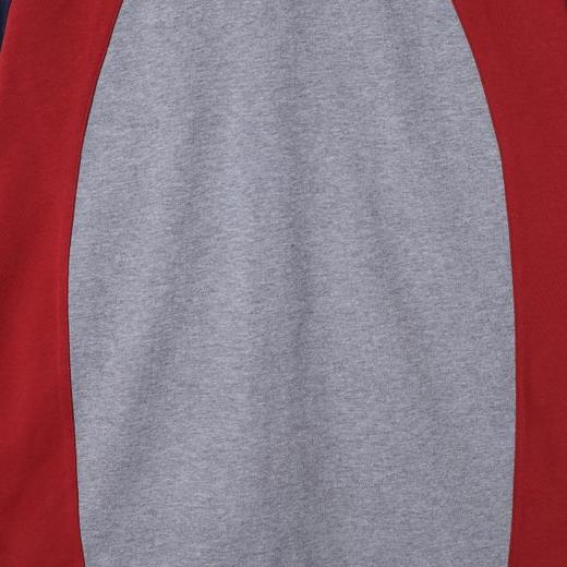 WY1082SDSA男士秋冬新款痞帅男装潮牌拼色不规则领口设计长袖卫衣宽松潮 商品图3