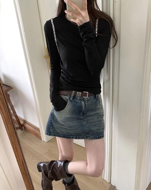 高级感正肩T恤 商品图3