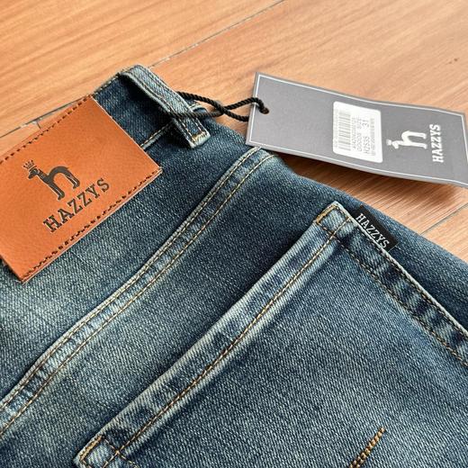 哈吉斯男士商务秋冬加厚款牛仔裤 商品图7