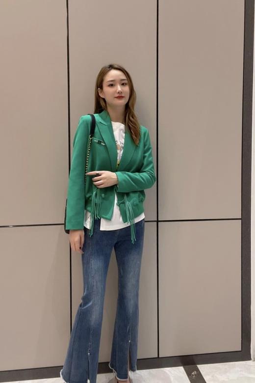 ANSUABEL 绿色中国结西装外套 16753 商品图2