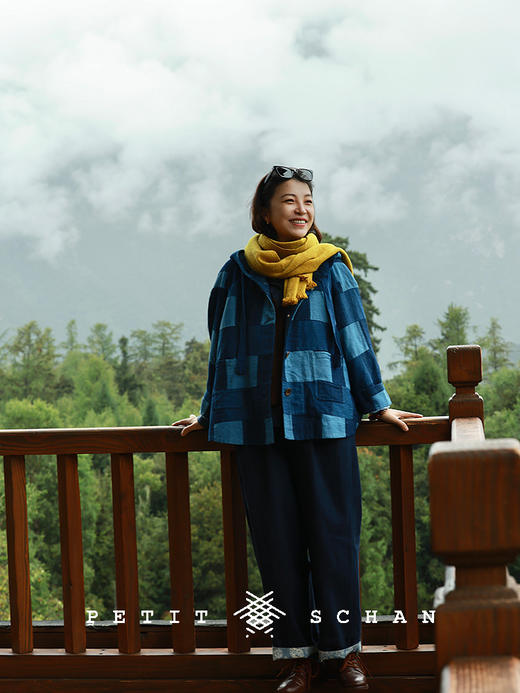 PETIT SCHAN小闪 CLO#906 Wander 漫步 亚麻棉抽绳松紧腰直筒裤 商品图3