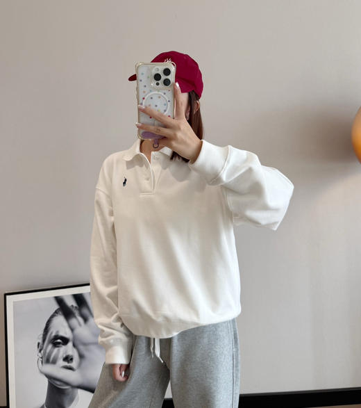 原单rl女款翻领Polo卫衣091604 商品图6