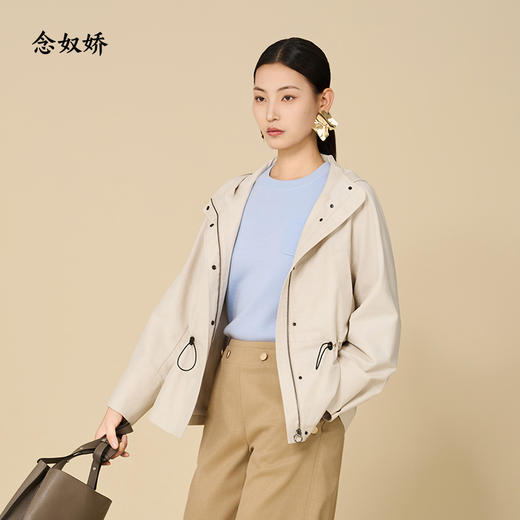 【商场同款】CNK5914 “ 轻蓝毛衫 ” 清浅的王冠蓝 平和又不失灵动 松身廓形，轻松舒适 商品图5