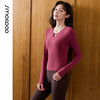 SMOEDOD/水沐伊朵瑜伽秋季健身衣圆领弹性镂空长袖修身型50200 商品缩略图4