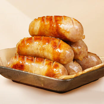 源之香猪肉烤肠400g 火山石烤肠 纯肉肠 台湾烤肠 热狗肠 地道肠 生鲜 商品图0