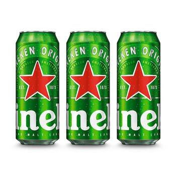 喜力经典500ml*3听 喜力啤酒Heineken踏春送礼踏春送礼 商品图4