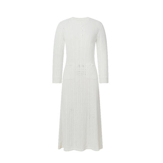 HeyDress提花羊毛收腰针织连衣裙 商品图4