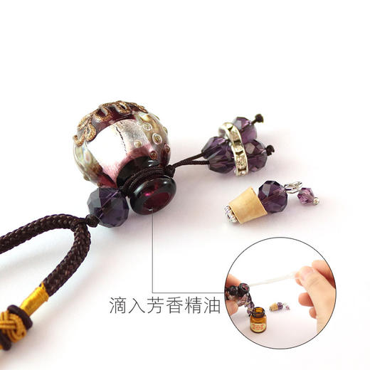 巴洛克香薰精油瓶项链琉璃吊坠闻香瓶项链女配饰送闺蜜简约饰品 商品图1