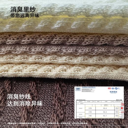 SUKENO镂空网眼透气女袜纯棉中筒袜无骨袜子 商品图3