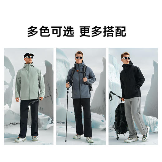 素湃2025年新款情侣多功能弹力抗静电魔壳软壳衣SS5521（下单后72小时内发货） 商品图4