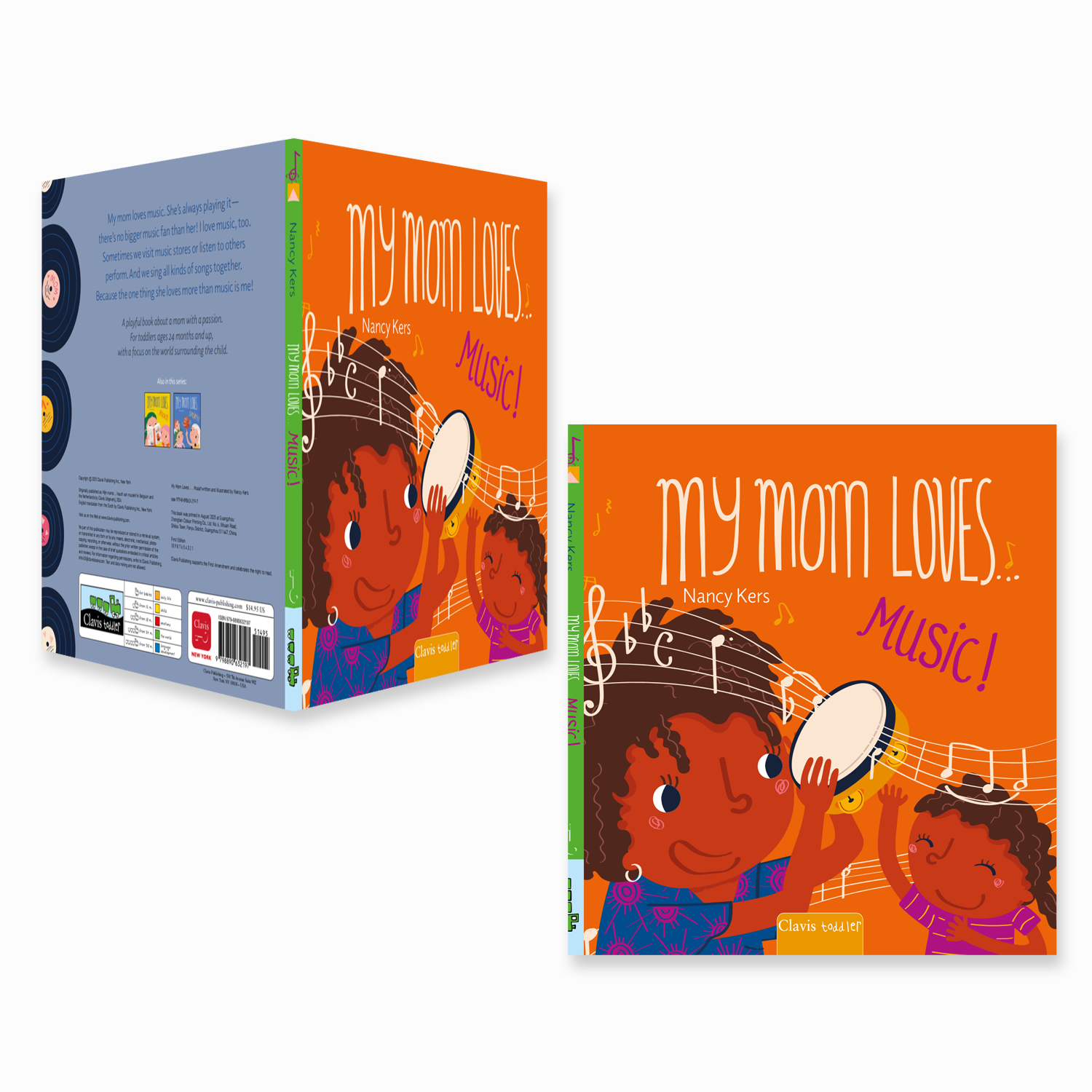 【Clavis】My Mom Loves . . . Music! 原版英文儿童绘本