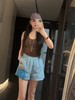 NK梭织网眼拼色女款短裤（蕾姐蓝色穿的L！杏色穿的Ｓ） 商品缩略图3