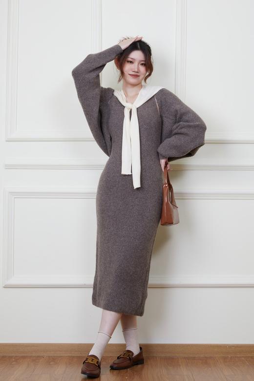 Le Malene 慵懒针织背心裙披肩套装 18900 商品图1