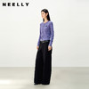NEELLY纳俪商场同款秋季新款宽松慵懒阔腿裤女垂感百搭直筒长裤N25083H01131 商品缩略图0