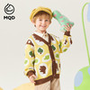 【MQD】男小童秋季卡通植物满版印花V领毛衣针织衫 商品缩略图1